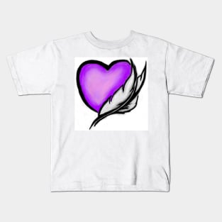 Heart lost its wings Kids T-Shirt